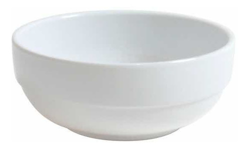 Tazon Bowl Sopera Melamine Blanca Melamina Apilable 15