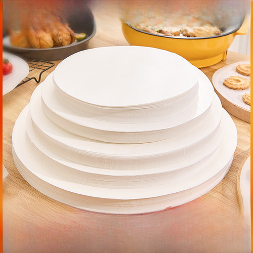 Paquete De 100 Hojas Redondas 22cm Papel Para Bbq