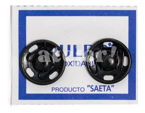 Broche A Presión Marca Pulpo Tira N°4 De 15mm X 12 Unidades