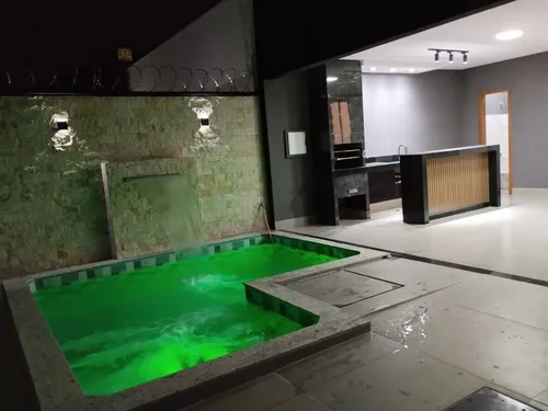 Casa Nova Alto Padrão Três Quartos Com Piscina Aquecida E Garagem Gourmet, Próximo Avenida São Luis - Moinho Dos Ventos