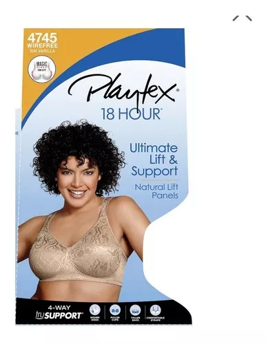 Brasier 42d Playtex Levantamiento Y Soporte Sin Varillas