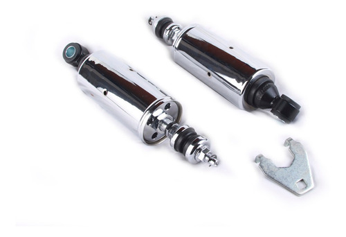 Amortiguadores Traseros Cromo Para Harley Davidson Softail