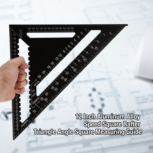 Regla Triangular De Perfil De Aluminio De Múltiples Fines
