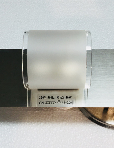 Lampara Spot Apliques Pared Baño Luz Interior Espejo Led Can