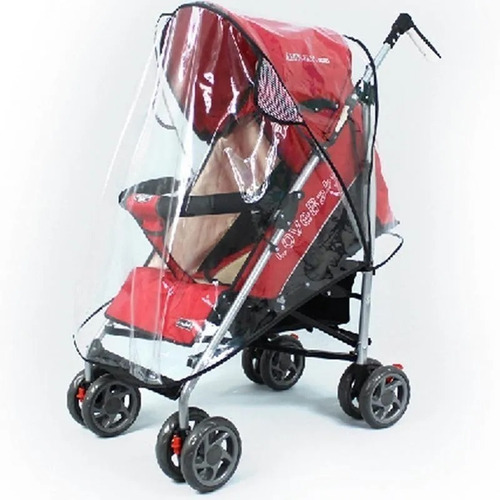 Cubre Coche Bebe Transparente Protector Lluvia Viento Polvo