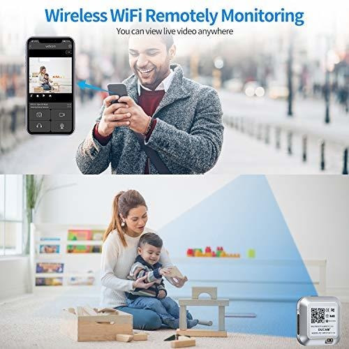 Spy Wifi 1080p Wireless Hidden Cam Nanny Audio Record Live