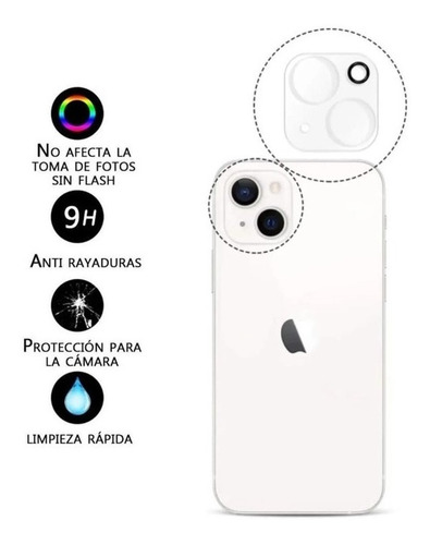 Imagen 10 de 10 de Mica 9d Protector De Lente De Cámara Para Todos Los iPhone