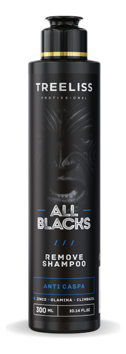 Shampoo Anticaspa All Blacks Tree Liss 300ml