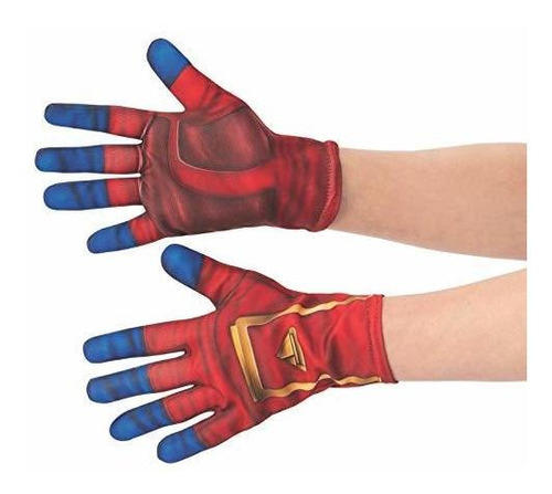 Guantes Capitán Marvel Infantiles, Rojos/azules