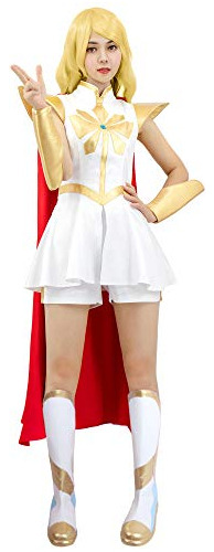 C Zofek Power Princess Shera Cosplay Vestido Capa Roja ...