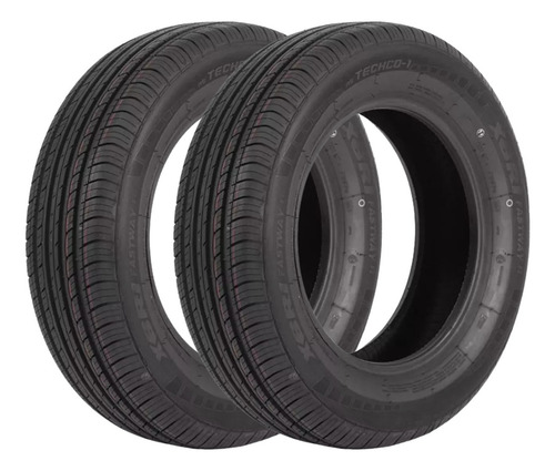 Kit 2 Pneu 185/70r14 Fastway B2 Xbri 88h Aro 14