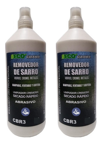 Quita Sarro Baño X 2u 1 L Seco Losa Inodoro Bidet Bañadera