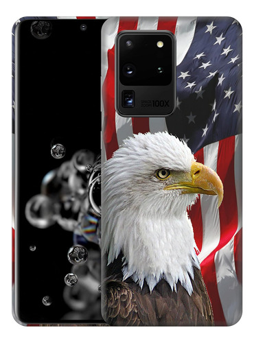 Funda Para Samsung Galaxy S20 Ultra Glisten  Bandera Usa