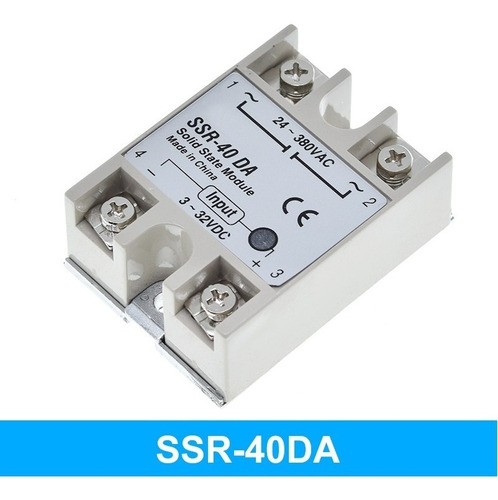 Rele Estado Solido Ssr-40 Da Ssr-40da 3-32vdc 24-380v Pid