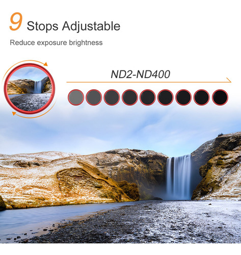 Filtro Variable Fotga Slim Nd Fader Densidad Neutra Nd2 De 7