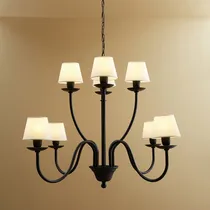 Comprar Araña Techo Lamparas Colgantes 8 Luces Hierro Forjado