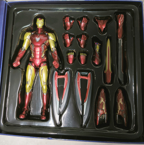 Iron Man Zd Toys Mark 85 Led Completo Avangers End Game