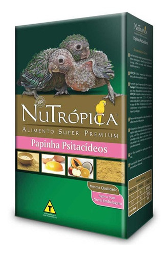 Ração Super Premium Nutrópica Papinha Para Psitacídeos 500g