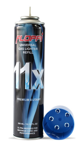 Imagen 2 de 2 de Recarga Gas Butano Para Briquet Estufa Camping Soplete 280ml