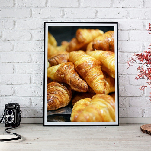 Vinilo Decorativo 50x70cm Poster Medialunas Panaderia 01