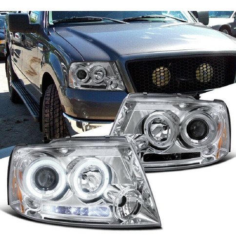 Lincoln Mark Lt 2005 - 2008 Juego Faros Ojo De Angel