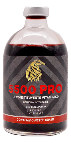 5500 Pro Bugarin Vitaminas Para Gallos Cuido 100ml 