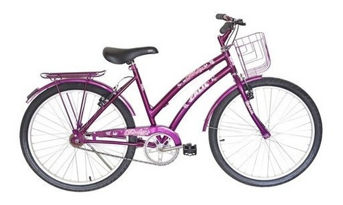 Bicicleta Infantil Calil Cindy Aro 24 Feminina - Violeta