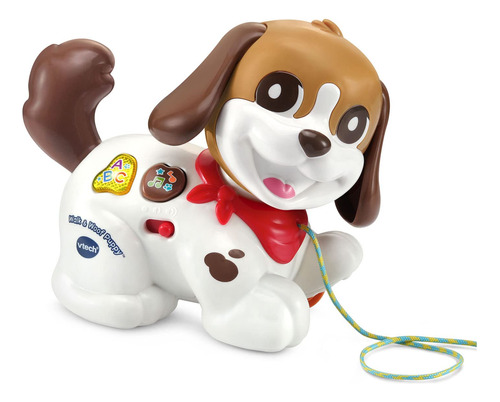 Toy Vtech Walk And Woof Puppy Para 1-3 Anos Com Som