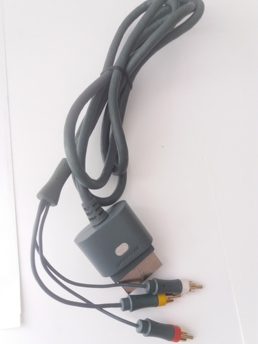 Cable Xbox 360 Audio Y Video Rca Original