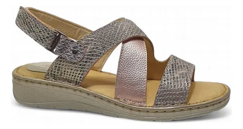comprar Sandalia De Cuero Cavatini  Mujer Super Comfort Lin