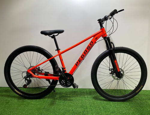 Bicicleta Aluminio Mtb Naranja Aro 29 Pegaso Bike
