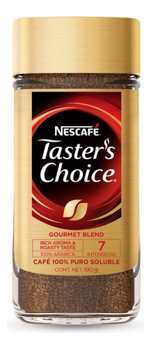 Café Soluble Nescafé Taster's Choice Gourmet Blend 190g