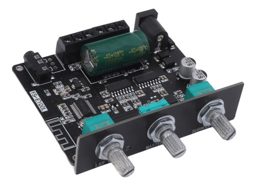 Placa Amplificadora De 2.1 Canales, Graves Agudos, 2x 50 W,