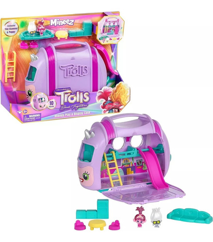 Trolls Playset Band Together Rhonda Play & Display Case 