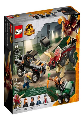 Lego Jurassic World - Emboscada En Furgoneta Del Triceratops