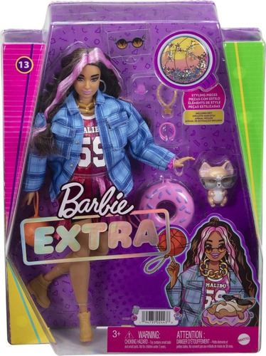 Muñeca Barbie Extra Edición Especial Básquet P Niña Original