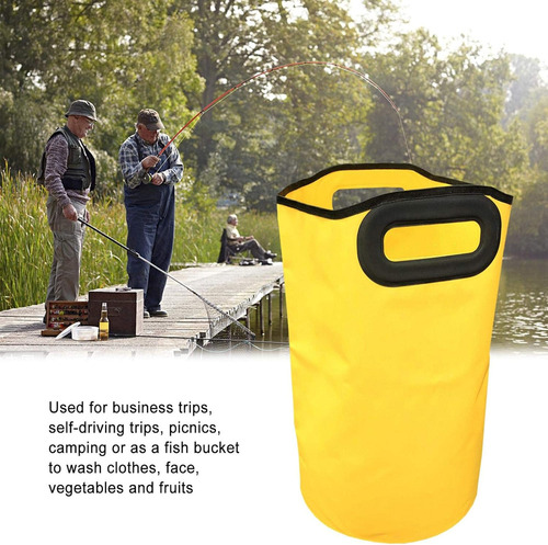 Baño Plegable, Cubeta Agua Plegable 20 L, Recipiente Agua