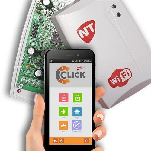 Comunicador Solo Wifi Con App Click + Cable De Programación 