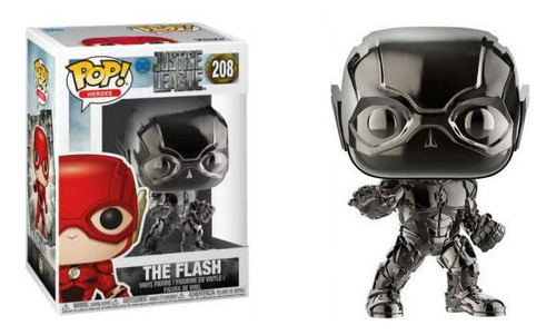 Funko Pop Vinyl Dc Comics - Flash Cromado Negro