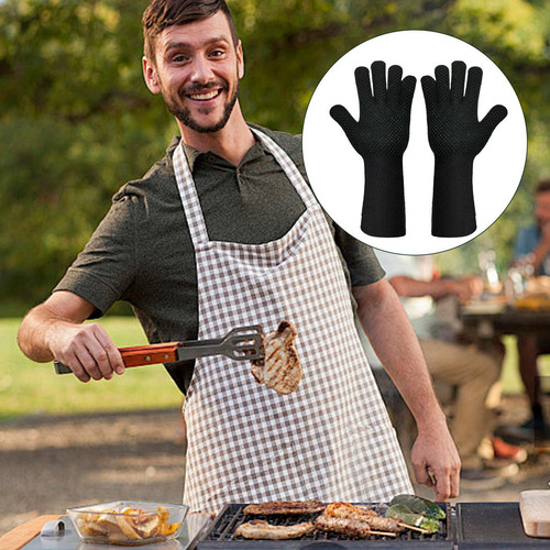 Guantes De Horno De Silicona Resistentes Al Calor Guantes De