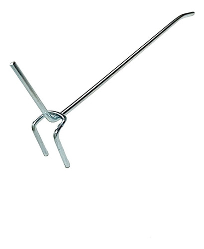 Kit 100 Ganchos De 15cm Para Painel Eucatex Perfurado