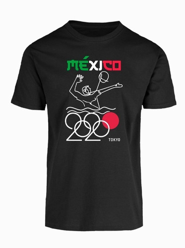 Playera Hombre Olimpiadas Mexico-tokio Mod. C13