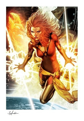 Dark Phoenix Art Print Sideshow Collectibles Lucasar