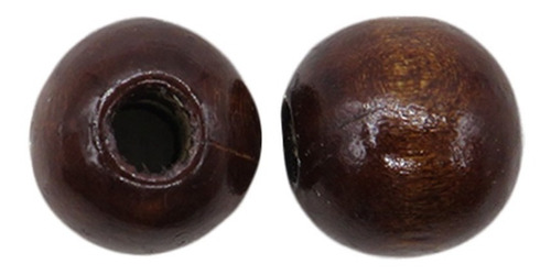 Imagen 2 de 8 de 70 Bolitas Cuentas Madera Grande 16 Mm Artesania Bijou Deco