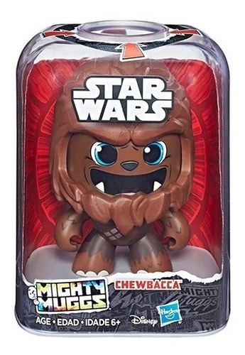 Chewbacca Star Wars Mighty Muggs Hasbro Disney Importado