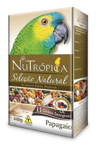 Ração Nutrópica Seleção Natural Para Papagaios - 300g