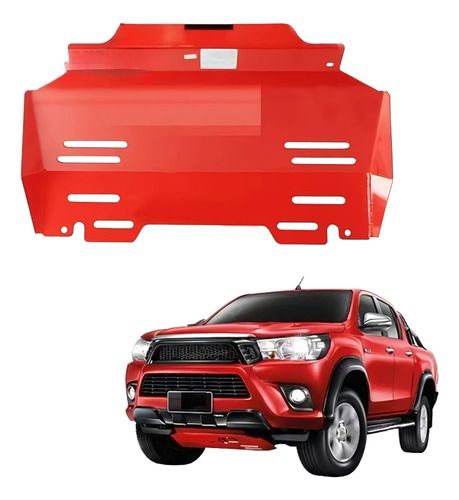 Skid Plate Toyota Hilux 2016-2023 Trd Rojo