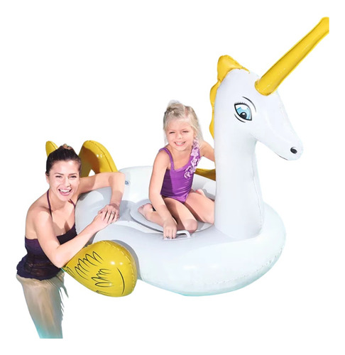 Unicornio Gigante, Acuático, Inflable, Colchoneta