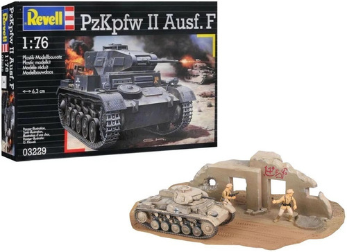 Imagem 1 de 3 de Pzkpfw Ii Ausf. F - 1/76 - Revell 03229