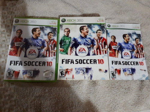 Caja Y Manual De Fifa Soccer 10 Para Xbox 360